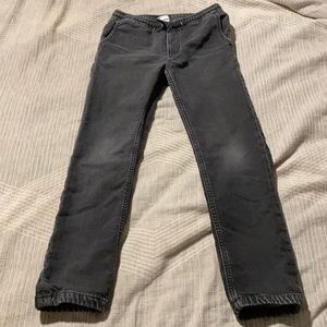 Boys GAP faded black denim jogger jeans